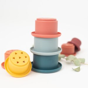 Cubos de silicona apilables también para agua ( Multicolor )