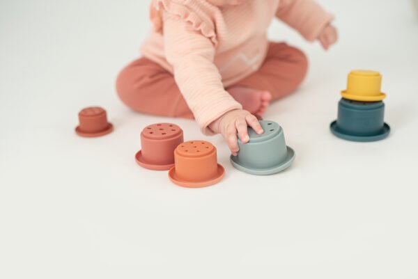 Cubos de silicona apilables también para agua ( Multicolor ) - Imagen 5