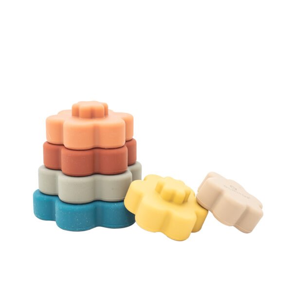 Cubos de flores de silicona para adquirir psicomotricidad ( Multicolor ) - Imagen 6