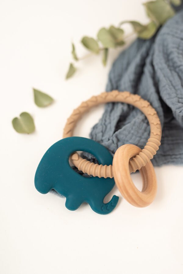 Mordedor para bebés con forma de elefante